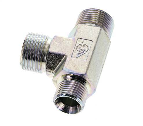 Tee Fitting G1/2'' x G3/4'' Male Steel 325bar (4566.25psi)
