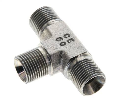 Tee Fitting G3/8'' Male Steel 325bar (4566.25psi)