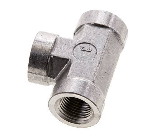 Tee Fitting 3/8'' NPT Female Stainless steel High Pressure 210bar (2950.5psi)
