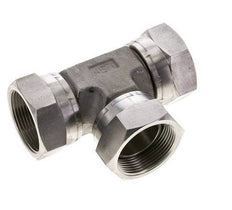 Tee Fitting G1 1/2'' Female Stainless steel Hydraulic 125bar (1756.25psi)