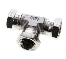 Tee Fitting G1'' Female Stainless steel Hydraulic 150bar (2107.5psi)
