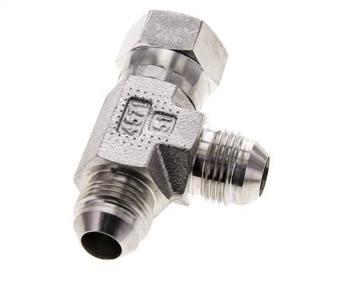 JIC Tee Fitting UNF 3/4''-16 Female x Male Stainless steel 350bar (4917.5psi)