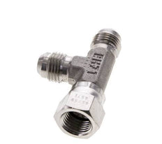 JIC Tee Fitting UNF 9/16''-18 Female x Male Stainless steel 350bar (4917.5psi)