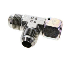 JIC Tee Fitting UN 1-1/16''-12 Female x Male Steel 350bar (4917.5psi)