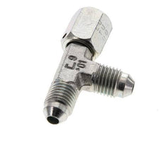 JIC Tee Fitting UNF 7/16''-20 Female x Male Steel 350bar (4917.5psi)
