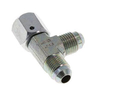 JIC Tee Fitting UNF 1/2''-20 Female x Male Steel 350bar (4917.5psi)