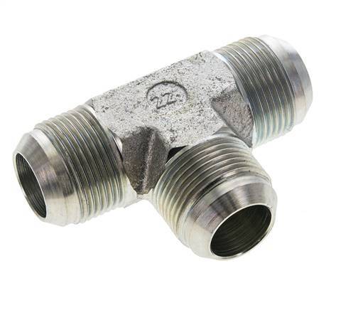 JIC Tee Fitting UN 1-5/16''-12 Male Steel 170bar (2388.5psi)
