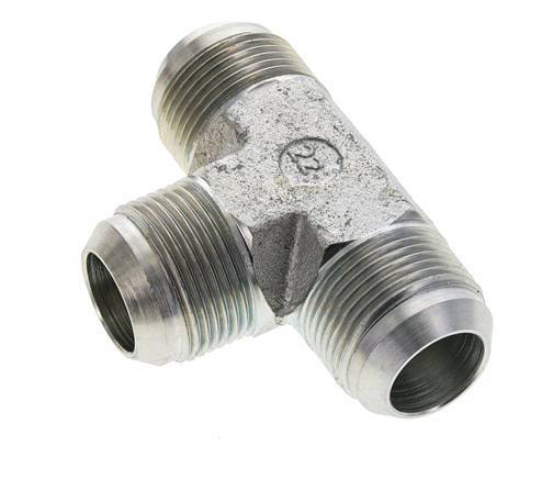 JIC Tee Fitting UN 1-5/16''-12 Male Steel 170bar (2388.5psi)
