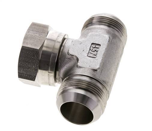 JIC Tee Fitting UN 1-5/8''-12 Male x Female Stainless steel 210bar (2950.5psi)