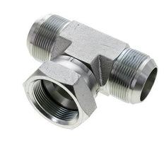 JIC Tee Fitting UN 1-7/8''-12 Male x Female Steel 170bar (2388.5psi)