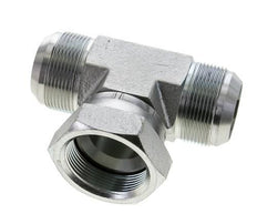 JIC Tee Fitting UN 1-7/8''-12 Male x Female Steel 170bar (2388.5psi)