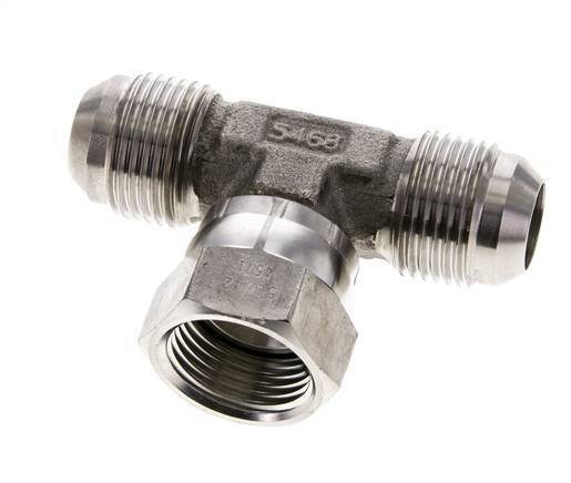 JIC Tee Fitting UN 1-1/16''-12 Male x Female Stainless steel 350bar (4917.5psi)