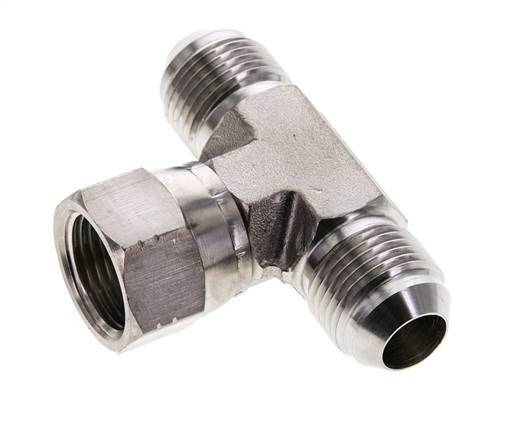JIC Tee Fitting UNF 7/8''-14 Male x Female Stainless steel 350bar (4917.5psi)
