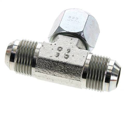 JIC Tee Fitting UN 1-1/16''-12 Male x Female Steel 350bar (4917.5psi)