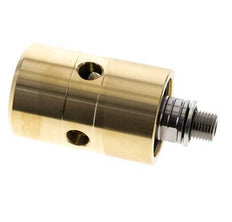 Rotary Joint G1/4'' Female x G1/4'' Male Left Hand Brass 50bar (702.5psi) Abrasive Media