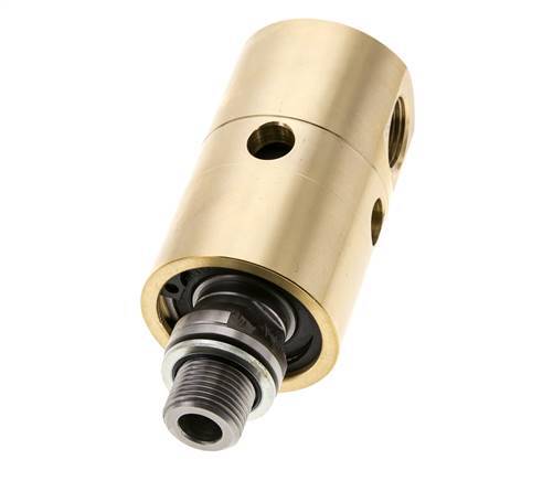 Rotary Joint G3/8'' Female x G3/8'' Male Brass 50bar (702.5psi) Abrasive Media