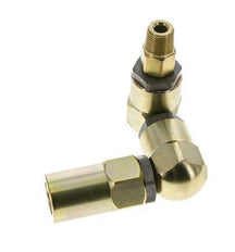 Swivel Joint 3/8'' NPT Male x 1/2'' NPT Female Z-shape Steel FKM 350bar (4917.5psi)