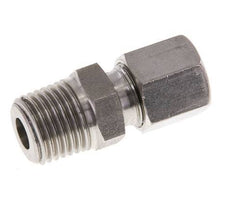 R 1/4'' Male x 8LL Stainless steel Straight Cutting Ring 100 Bar DIN 2353