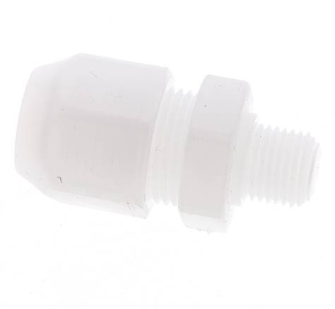 9x12mm & G3/8'' PP Straight Hose Fitting with Male Threads 10bar/145psi