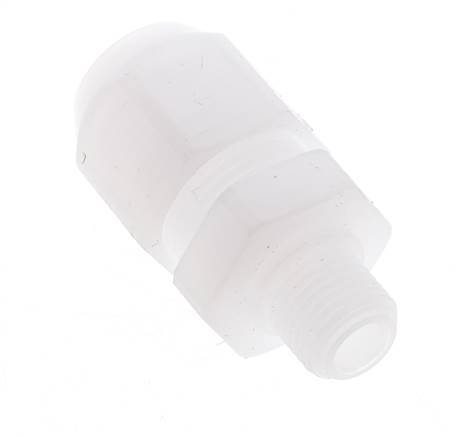 10x12mm & G1/4'' PVDF Straight Hose Fitting with Male Threads 10bar/145psi