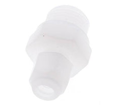 6x8mm & G1/8'' PVDF Straight Hose Fitting with Male Threads 10bar/145psi