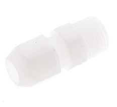10x12mm & R3/8'' PP Elbow Hose Fitting with Male Threads 10bar/145psi [2 Pieces]