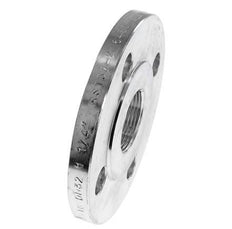 Threaded Flange DN125-PN16 Rp 5'' Zinc-Plated Steel DIN 2566 And EN 1092-1 (Type 13)