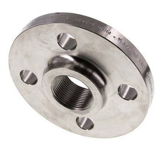 Threaded Flange DN15-PN16 (EN) Rp 1/2'' Stainless Steel 1.4571 EN 1092-1 (type 13)