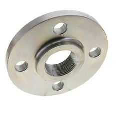 Threaded Flange DN65-PN16 (EN) Rp 2-1/2'' Zinc-Plated Steel EN 1092-1 (type 13)