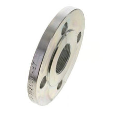 Threaded Flange DN50-PN40 Rp 2'' Zinc-Plated Steel DIN 2567 And EN 1092-1 (Type 13)
