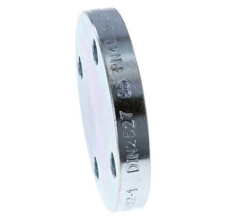 Blind Flange DN25-PN40 Zinc-Plated Steel DIN 2527 And EN 1092-1 (Type 05)