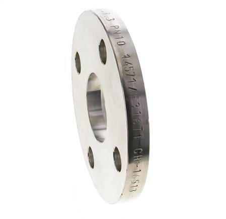 Loose Flange DN300-PN10 Stainless Steel 1.4571 Full Material DIN 2642 And EN 1092-1 (Type 02)