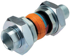 Threaded Rubber Expansion Joint DN40 R 1-1/2'' (Male)-R 1-1/2'' (Male) EPDM
