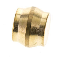 15mm Brass Closing Plug for Compression Ring Fittings 82 Bar DIN EN 1254-2