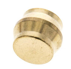 15mm Brass Closing Plug for Compression Ring Fittings 82 Bar DIN EN 1254-2