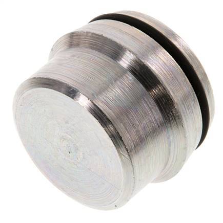 35L Zinc plated Steel Closing Plug for Cutting Ring Fittings 160 Bar DIN 2353