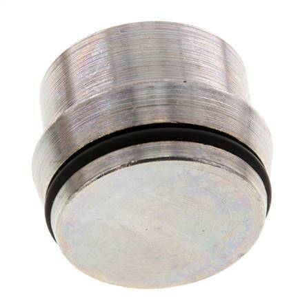 35L Zinc plated Steel Closing Plug for Cutting Ring Fittings 160 Bar DIN 2353