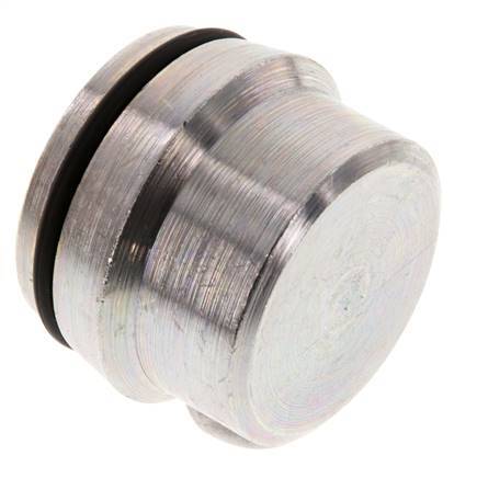 35L Zinc plated Steel Closing Plug for Cutting Ring Fittings 160 Bar DIN 2353