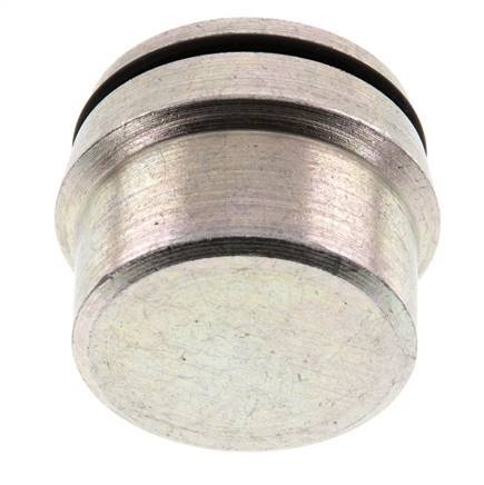 38S Zinc plated Steel Closing Plug for Cutting Ring Fittings 315 Bar DIN 2353