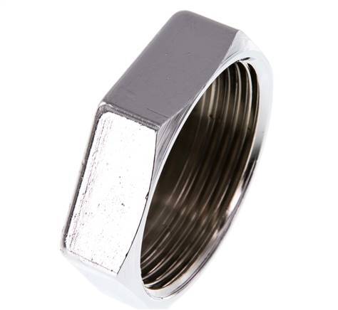 G 1 1/2'' Nickel plated Brass End cap 16 Bar