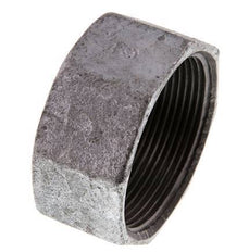 Rp 2'' Zinc plated Cast iron End cap 25 Bar