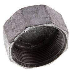 Rp 2'' Zinc plated Cast iron End cap 25 Bar