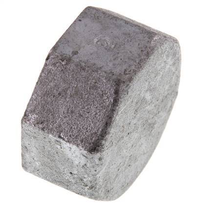Rp 2'' Zinc plated Cast iron End cap 25 Bar