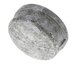 Rp 2 1/2'' Zinc plated Cast iron End cap Round 25 Bar