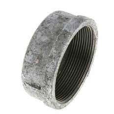 Rp 2 1/2'' Zinc plated Cast iron End cap Round 25 Bar