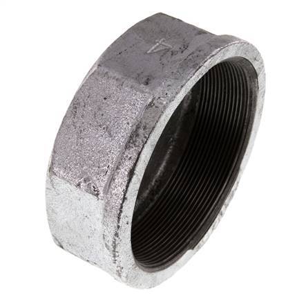 Rp 4'' Zinc plated Cast iron End cap 25 Bar