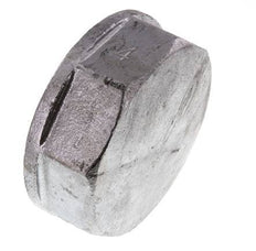 Rp 4'' Zinc plated Cast iron End cap 25 Bar