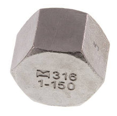 1'' NPT Stainless steel End cap 16 Bar