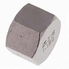 Rp 1'' Stainless steel End cap 16 Bar