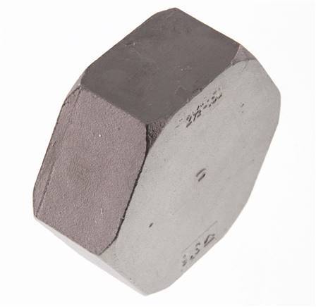 Rp 2 1/2'' Stainless steel End cap 16 Bar